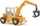 Busch Bagger TIH 445 mit Holzgreifer (54407)