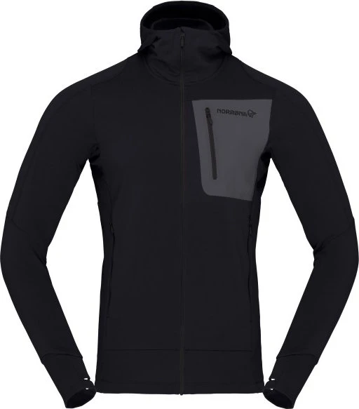 Norrøna falketind aero60 Hood Jacke caviar black (Herren)