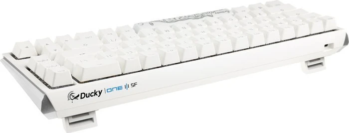 Ducky One 3 SF PBT, LEDs RGB, Pure White, MX RGB BROWN, USB, US