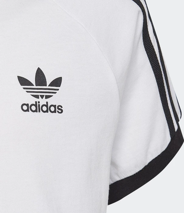 adidas Adicolor 3-Streifen T-Shirt kurzarm weiß (Junior)