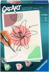 Ravensburger Malen nach Zahlen Floral Line Art