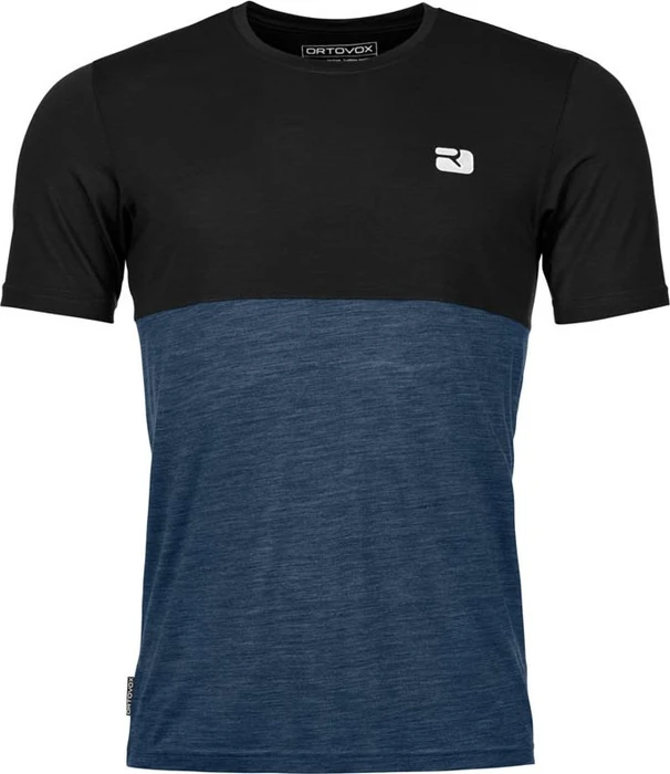 Ortovox 150 Cool Logo Funktionsshirt kurzarm black raven (Herren)