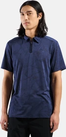 Odlo Ascent Chill-Tec Poloshirt kurzarm eclipse melange (Herren)