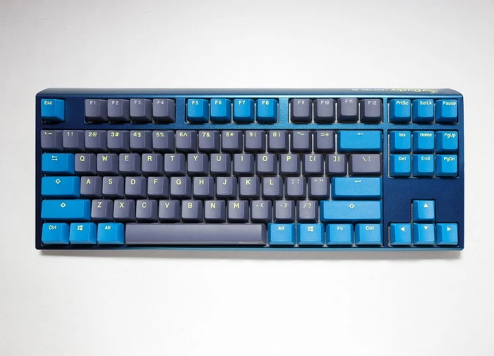 Ducky One 3 DayBreak TKL PBT blau, LEDs RGB, MX RGB BLACK, USB, US