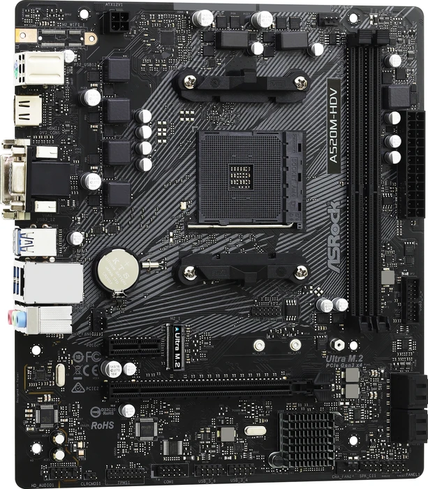 ASRock A520M-HDV (AMD AM4)