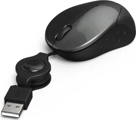 Hama Pesaro Mini Mouse anthrazit, USB (00182648)