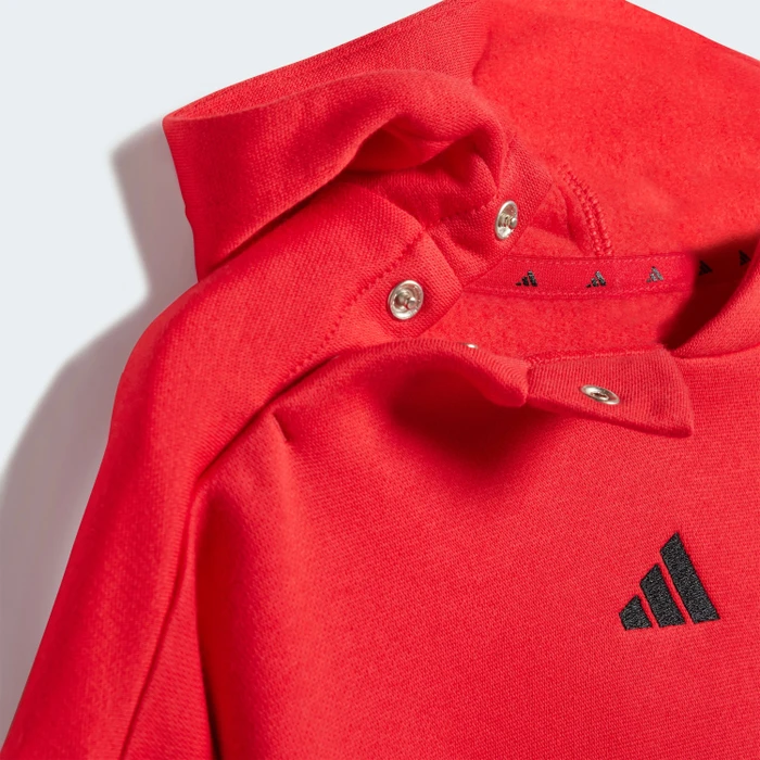 adidas Essentials Trainingsanzug pure ruby/black (Junior)