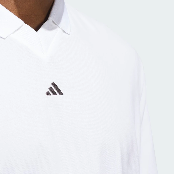 adidas Ultimate365 Twistknit Piqué Poloshirt kurzarm weiß (Herren)