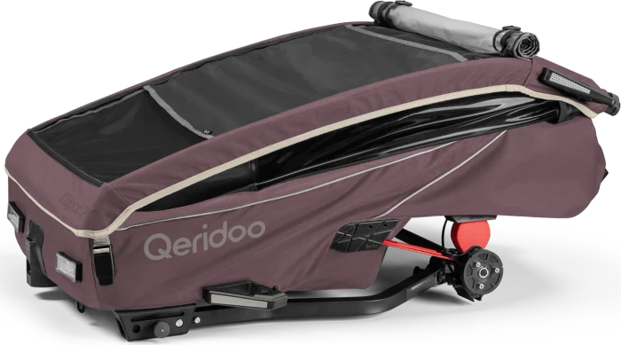 Qeridoo Kidgoo 2 Fahrradanhänger wildberry violet (Modell 2026)