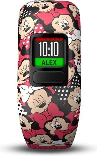 Garmin vivofit jr. 2 Disney Minnie Mouse Aktivitäts-Tracker elastisch