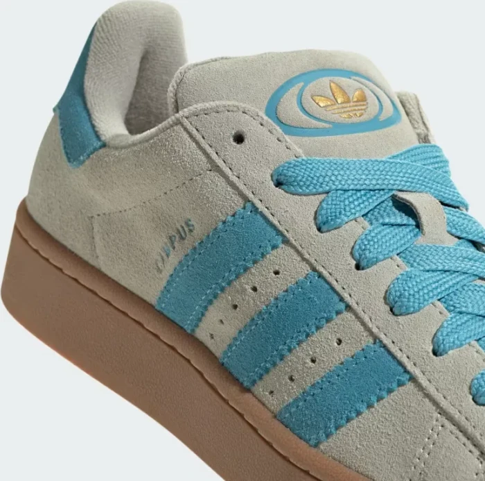 adidas Campus 00s putty grey/preloved blue/gold metallic (Damen)