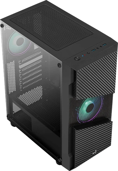 AeroCool Menace Saturn RGB, Glasfenster