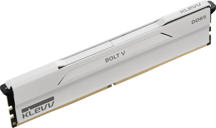 Klevv Bolt V Pure White UDIMM 32GB Kit, DDR5-6000, CL28-36-36-76