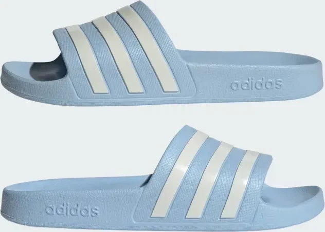 adidas Aqua Adilette glow blue/zero metalic (Damen)