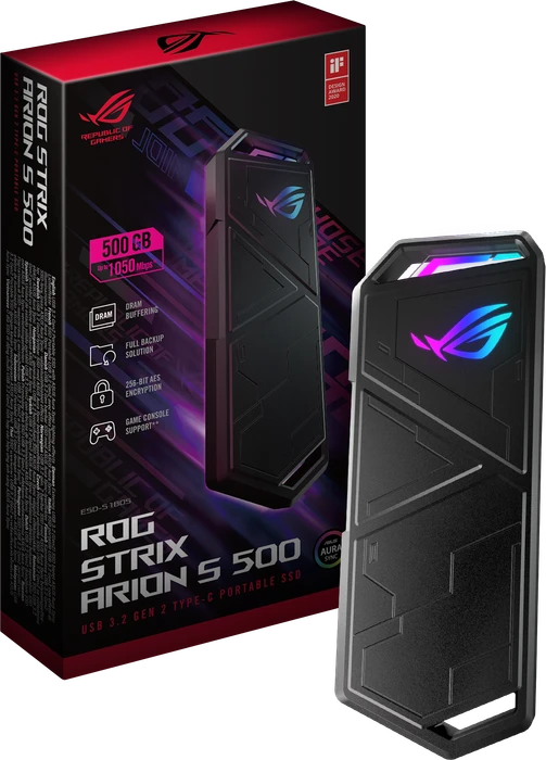 ASUS ROG Strix Arion S500, 500GB, USB-C 3.1