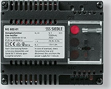 Siedle NG 602-01 DE Netzgerät, 6TE REG