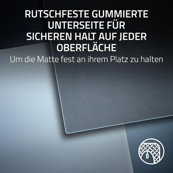 Razer Atlas Pro Gaming-Mauspad aus gehärtetem Glas, 500x400mm, 1.9mm dick, weiß