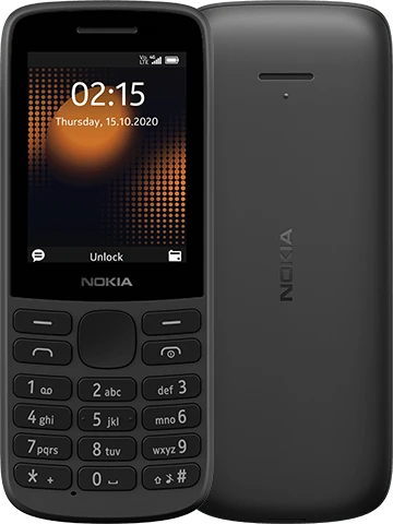 Nokia 215 4G Dual-SIM schwarz