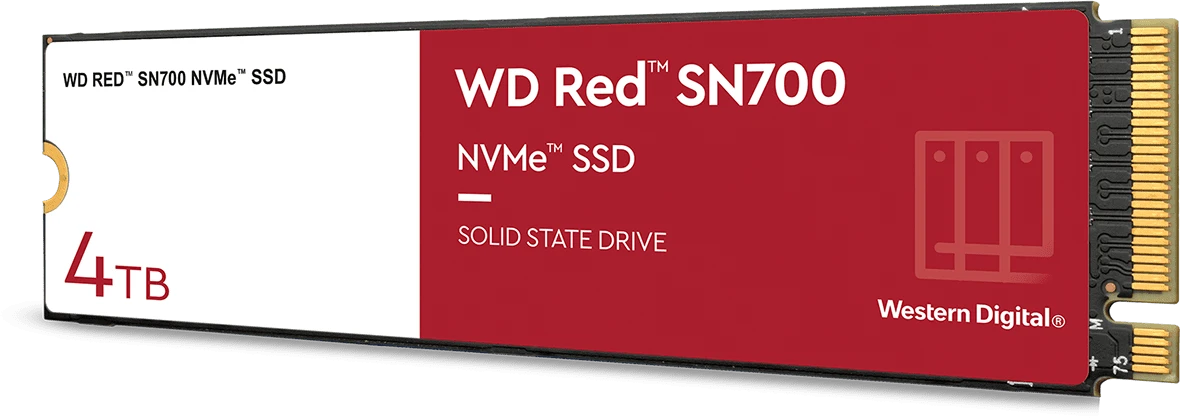 Western Digital Red SN700 NVMe NAS SSD - 0.7DWPD 4TB ab € 845,69