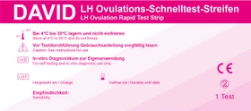 David Ovulationstest 10miu/ml LH, 100 Stück