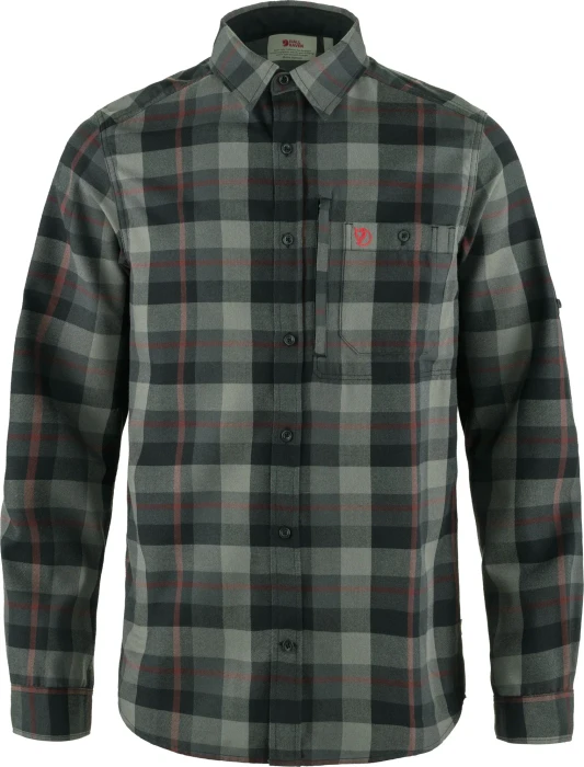 Fjällräven Fjällglim Hemd langarm schwarz/grau (Herren)
