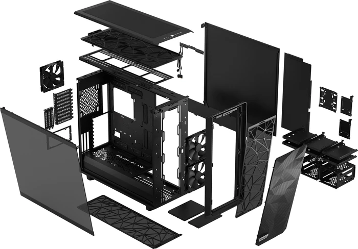 Fractal Design Meshify 2 XL Black TG Light Tint, Glasfenster