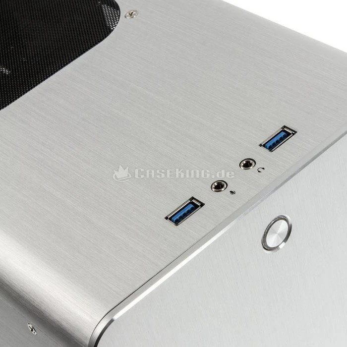 Raijintek Metis Plus, silber, Acrylfenster, Mini-ITX