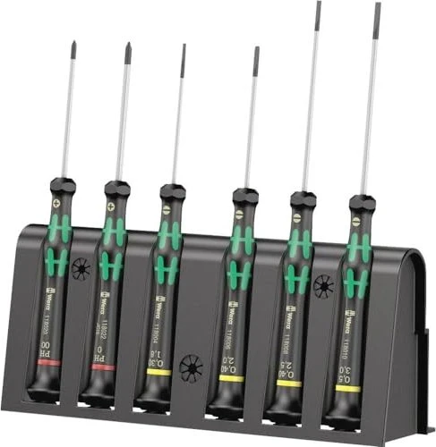 Wera Kraftform Micro 2035/6 A Elektroniker Schraubendrehersatz, 6-tlg.