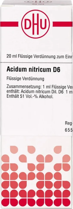 DHU Acidum Nitricum D6 Globuli, 10g