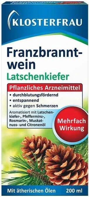 Klosterfrau Franzbranntwein Latschenkiefer Lösung, 200ml