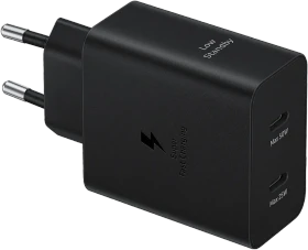 Samsung Schnellladeadapter Duo mit Datenkabel 50W schwarz