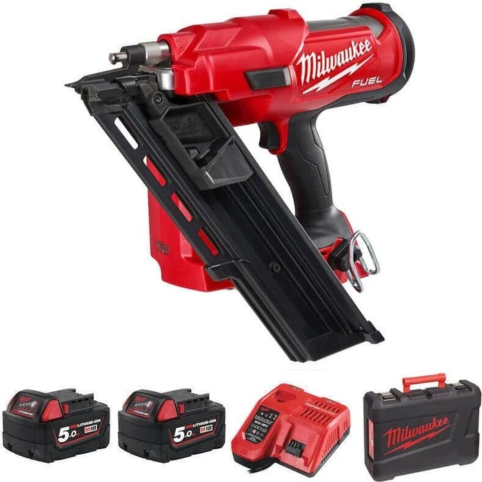 Milwaukee M18 FFNS-502C Fuel Akku-Nagler inkl. Koffer + 2 Akkus 5.0Ah