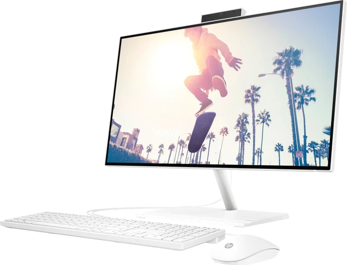 HP All-in-One 24-cb0106ng, Starry White, Ryzen 3 5300U, 8GB RAM, 512GB SSD