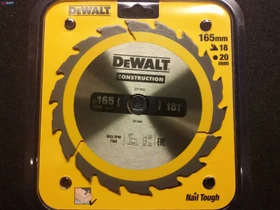 DeWalt DT1933 Kreissägeblatt 18Z, 165x1.5x20mm, 1 Stück