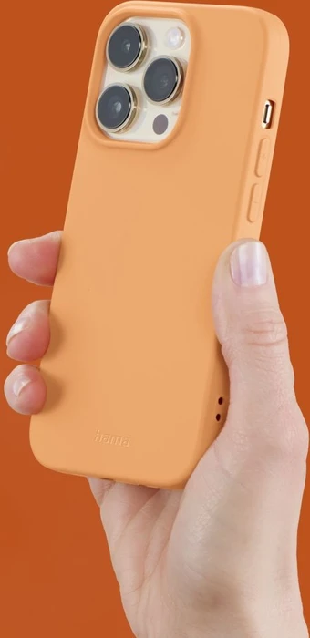 Hama Handyhülle Fantastic Feel für Apple iPhone 14 Pro orange