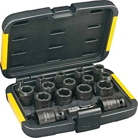 DeWalt DT7506 Steckschlüsselsatz inkl. Werkzeugbox, 17-tlg.