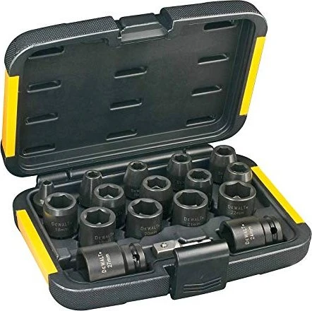 DeWalt DT7506 Steckschlüsselsatz inkl. Werkzeugbox, 17-tlg.