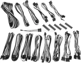 BitFenix Alchemy 2.0 CMR-Series Kabel Kit für Netzteile, schwarz/weiß (BFX-ALC-CMRKW-RP)