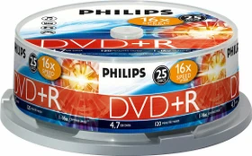 Philips DVD+R 4.7GB,  25er Pack