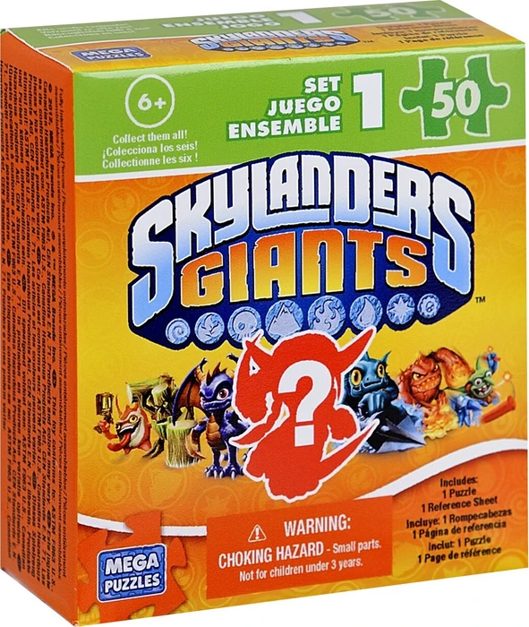 Mattel Mega Puzzles Skylanders Giants Mystery Mini Puzzle (51130)