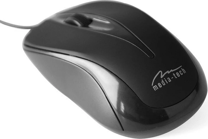 Media-Tech Plano Mouse schwarz, USB