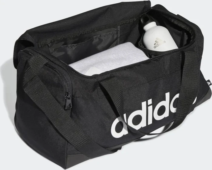 adidas Essentials Logo Duffelbag Extra Small Sporttasche schwarz/weiß