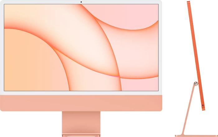Apple iMac 24", orange, M1 - 8 Core CPU / 8 Core GPU, 8GB RAM, 2TB SSD, 1Gb LAN [2021]
