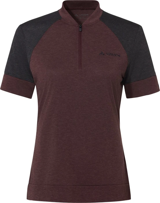 Vaude Altissimo Q-Zip Trikot kurzarm dark oak (Damen)