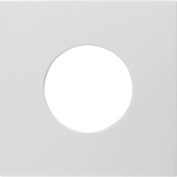 Berker Zentralstück für Drucktaster/Lichtsignal E10, polarweiß glänzend