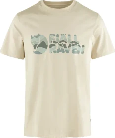Fjällräven Multicolor Logo Funktionsshirt kurzarm chalk white (Herren)