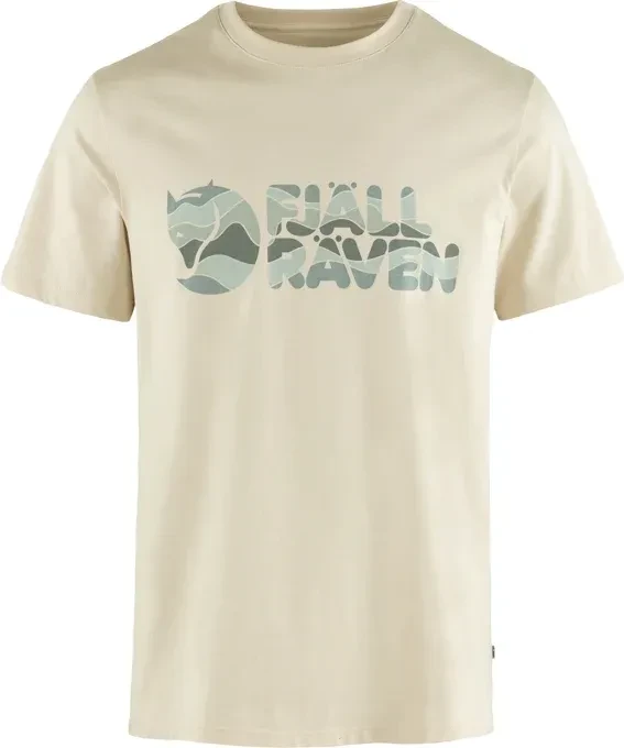 Fjällräven Multicolor Logo Funktionsshirt kurzarm chalk white (Herren)