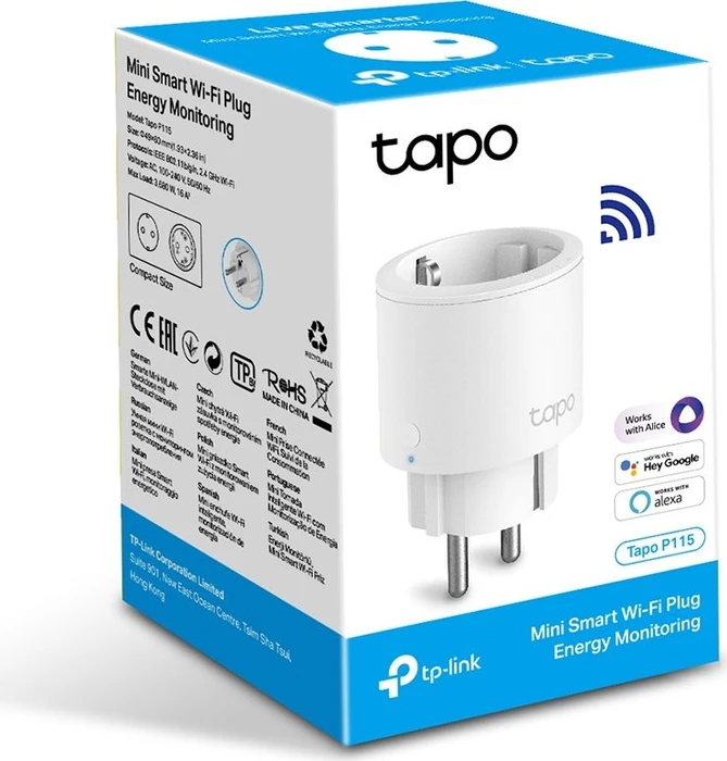 TP-Link Tapo P115, Smart-Steckdose, 2er-Pack