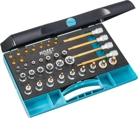 Hazet 1557/35 Torx Bitset/Steckschlüsselsatz inkl. Koffer, 35-tlg.