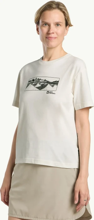 Jack Wolfskin Cordillera T-Shirt kurzarm cotton white (Damen)